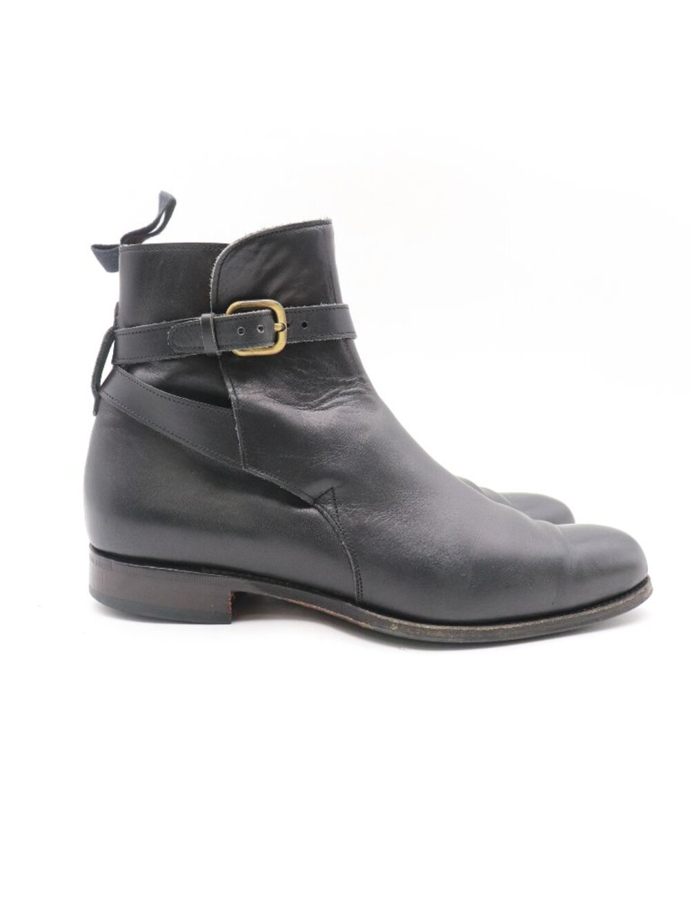 Carmina Jodhpur Boots Women's Size 5 Black Leather Buckle Boots